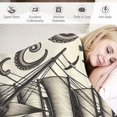 thumbnail image 3 of COMIO Soft Blanket Air Conditioning Nautical Vintage Sailing Pirate Octopus, Suitable for Couch, Sofa, Bed, 3 of 6
