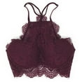 thumbnail image 1 of Victoria's Secret PINK Eyelash Lace High Neck Push Up Bralette, 1 of 3