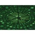 thumbnail image 1 of Ahgly Company Machine Washable Indoor Rectangle Transitional Night Black Area Rugs, 3' x 5', 1 of 7