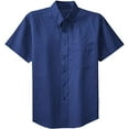 thumbnail image 1 of Joe's USA Men's Short Sleeve Wrinkle Resistant Shirts-4XL-Mediterranean Blue, 1 of 2