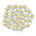 thumbnail image 2 of Chip de potencia, accesorios Chips de diodo emisor de lámpara SMD COB accesorios de iluminación DIY brillo para 50x 1W Blanco Cálido shamjiam Chip de luz de alta potencia, 2 of 8
