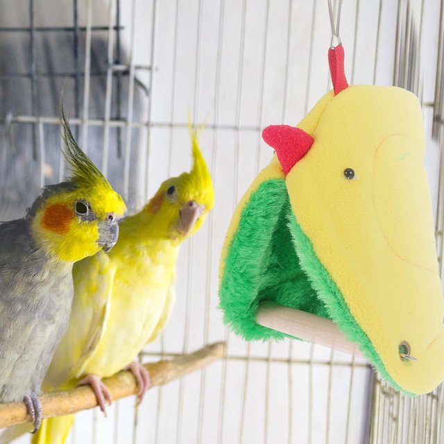 unbranded 2Jgo Nidos Cálidos Para Loros Con Estructura De Soporte Para Espacio Y