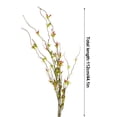 thumbnail image 4 of Sauce de nieve artificialBarba de dragón de seda multibifurcada hojas de primavera y otoño decoración de interiores flores artificiales-verde 112cmtieneveinticuatro hojastela de seda/Alambre recubiert, 4 of 10