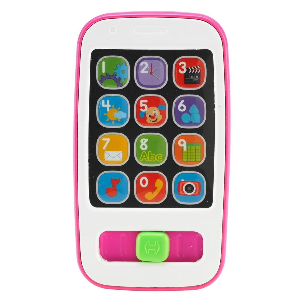 FisherPrice Laugh & Learn Smart Phone, Pink, Musical Baby Toy