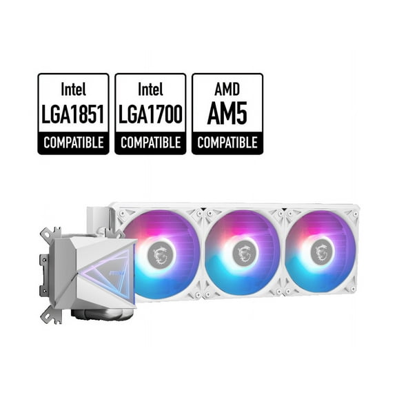 MSI MAG Coreliquid I360 Cooling Fan/Radiator/Water Block/Pump