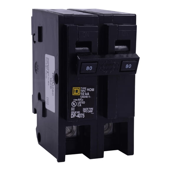 Disyuntor Square D Homeline 80A 120/240V 10,000 AIR