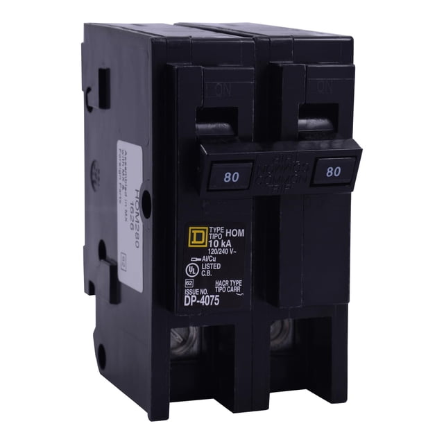 Disyuntor Square D Homeline 80A 120/240V 10,000 AIR