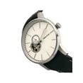 thumbnail image 3 of Heritor Landon Automatic White Dial Black Leather Men's Watch HR7701, 3 of 3