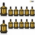 thumbnail image 1 of Portalámparas vintage E27, acabado en latón antiguo, estilo retro, aislamiento seguro, portalámparas colgante Edison para candelabros colgantes de bricolaje, adaptable para bares, cafeterías,, 1 of 5