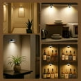 thumbnail image 3 of Behome 3 Pack Picture Lights, Magnetic Battery Operated Painting Light with 3 Color Temperatures and 5 Brightness, Remote Dimmable Timer Picture Frame Light for Art Painting, Art Display, 3 of 7