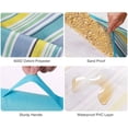 thumbnail image 5 of Redcamp Picnic Blanket, Waterproof and Sand-proof, Durable Oxford Folding Extra Large Mat for Outdoor, Travel, Beach, Lawn Park, Portable with Tote Bag, Blue 79 In. x 59 In., 5 of 8