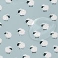 thumbnail image 4 of Yayeee Shower Curtain with Hooks 72"x72" Waterproof Fabric Bathroom Hanging Decor, Cartoon Sheep Pattern, 4 of 5