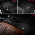 thumbnail image 2 of 3W Floor Mats for BMW X5 2019 2020 - Front Rear 2 Rows Mats All Weather Heavy Duty Custom Fit Floor Liner (Only for 5 Passenger Seat 2020 BMW X5), Black, 2 of 5