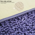 thumbnail image 6 of PULLIMORE Soft Microfiber Shaggy Non-Slip Bathroom Shower Rugs Carpet Machine-Washable Water Absorbent Bath Mat "Purple", 6 of 10