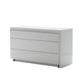 thumbnail image 1 of Mobital Savvy 3 Drawer Extension Dresser in High Gloss Gray, 1 of 4