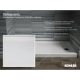 thumbnail image 7 of Kohler 9178-96 60 x 34 in. Bellwether Alcove Shower Right Base Drain - Biscuit, 7 of 7