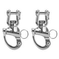 thumbnail image 2 of 316 Stainless Steel Snap Shackles Rotating Eye, Quick Release Mechanism for Sailboat Rigging, Halyards, Hardware, Universal, Electropolishing, 2 of 7