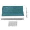 thumbnail image 3 of Durable A5 Fabric Cutting Mat - Accurate Inch/mm Scale, 15x22cm, with Knife Blades Ruler, 3 of 24