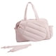 thumbnail image 4 of Bolsa de tenis para llevar de fin de semana, bolsa de lona, ​​organizador resistente con bolsillo para artículos húmedos, para pickleball Rosa, 4 of 9