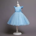 thumbnail image 4 of Wavsuf Flower Girls Dress Light blue Princess Dress Size 2-3 Years, 4 of 9