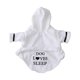 thumbnail image 1 of Pet Bathrobe Dog Pajamas for Super Absorbent Black Hooded Night Gown, 1 of 4