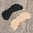 thumbnail image 3 of 6 Pairs of Extra Soft Heel Pads, Strong Self-Adhesive Heel Cushion Heel Grips for Women and Men Shoes, Prevent Blisters, Cuts, Slipping, and Pain, Shoes Too Big Inserts in Black and Apricot, 3 of 10