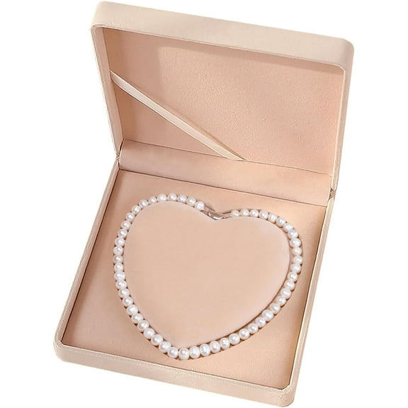Freshwater Cultured Pearl Necklace for Women Includes Stunning 20 Inch Pearl Necklace and Heart Gift Box Jewelry for Women