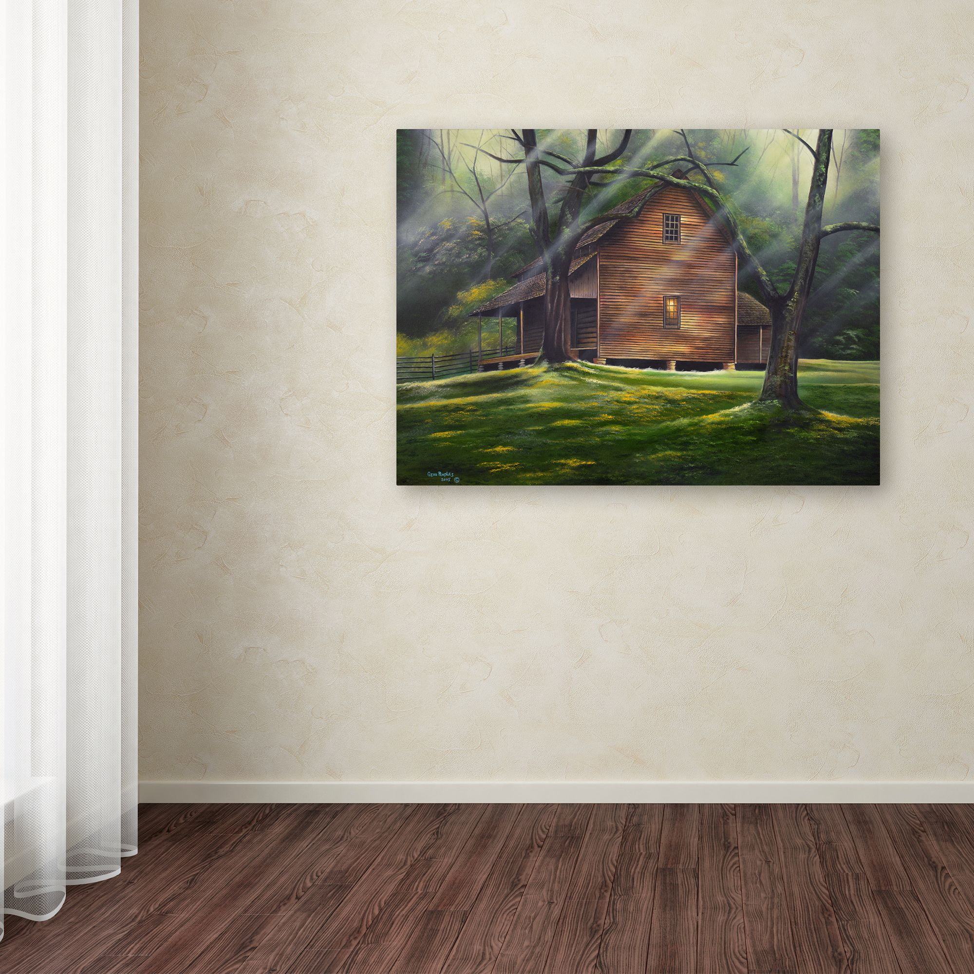 Trademark Fine Art 'Carolina Country' Canvas Art by Geno Peoples