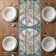 thumbnail image 4 of Table Runner 90 Inches Long for Kitchen Dining, Butterflies Flower Dresser Scarf Farmhouse, Dining Table Decorations for Wedding/Parties, Spring Vintage Animal Floral Plant 13 x 90 In, 4 of 8