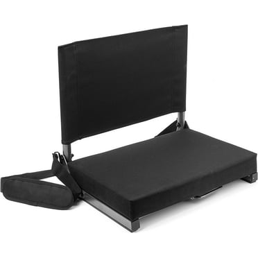 Deluxe Stadium Seat, One Size, Black Ultra Padded