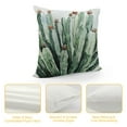thumbnail image 4 of Nawypu  Green Plants Throw Pillow Cover, Decorative Square Pillow Cover Cushion Cover Perfect Decor Gift for Families Friends Home Office Sofa Car Couch 18x18, 4 of 5
