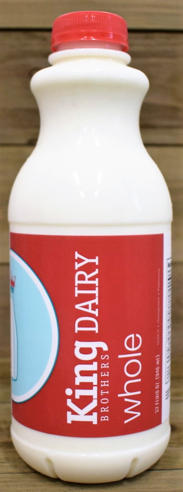 King Brothers Dairy Whole Milk, 1 Quart