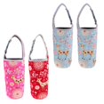 thumbnail image 1 of Paquete de 4 portavasos de 30 , funda reutilizable para bebidas frías, accesorios de comedor para acampar al aire libre y pescar rojo y rosa shamjiam none, 1 of 5