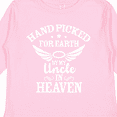 thumbnail image 4 of Inktastic Handpicked for Earth By My Uncle in Heaven with Angel Wings Boys or Girls Long Sleeve Toddler T-Shirt, 4 of 5