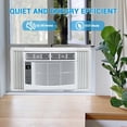 thumbnail image 3 of Bingirl 6000 BTU Window Air Conditioner with WiFi Remote, App Control, and Timer Function for Bedroom, Apartment, Living Room, 3 of 6