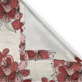 thumbnail image 6 of Ambesonne Floral Grommet Curtain, Birth of the Nature Design, 50" x 54", Ruby Pale Pink Cream, 6 of 6