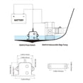 thumbnail image 3 of Sensor de interruptor de bomba de sentina interruptor de sentina operación estable inteligente para yate de barco, 3 of 8