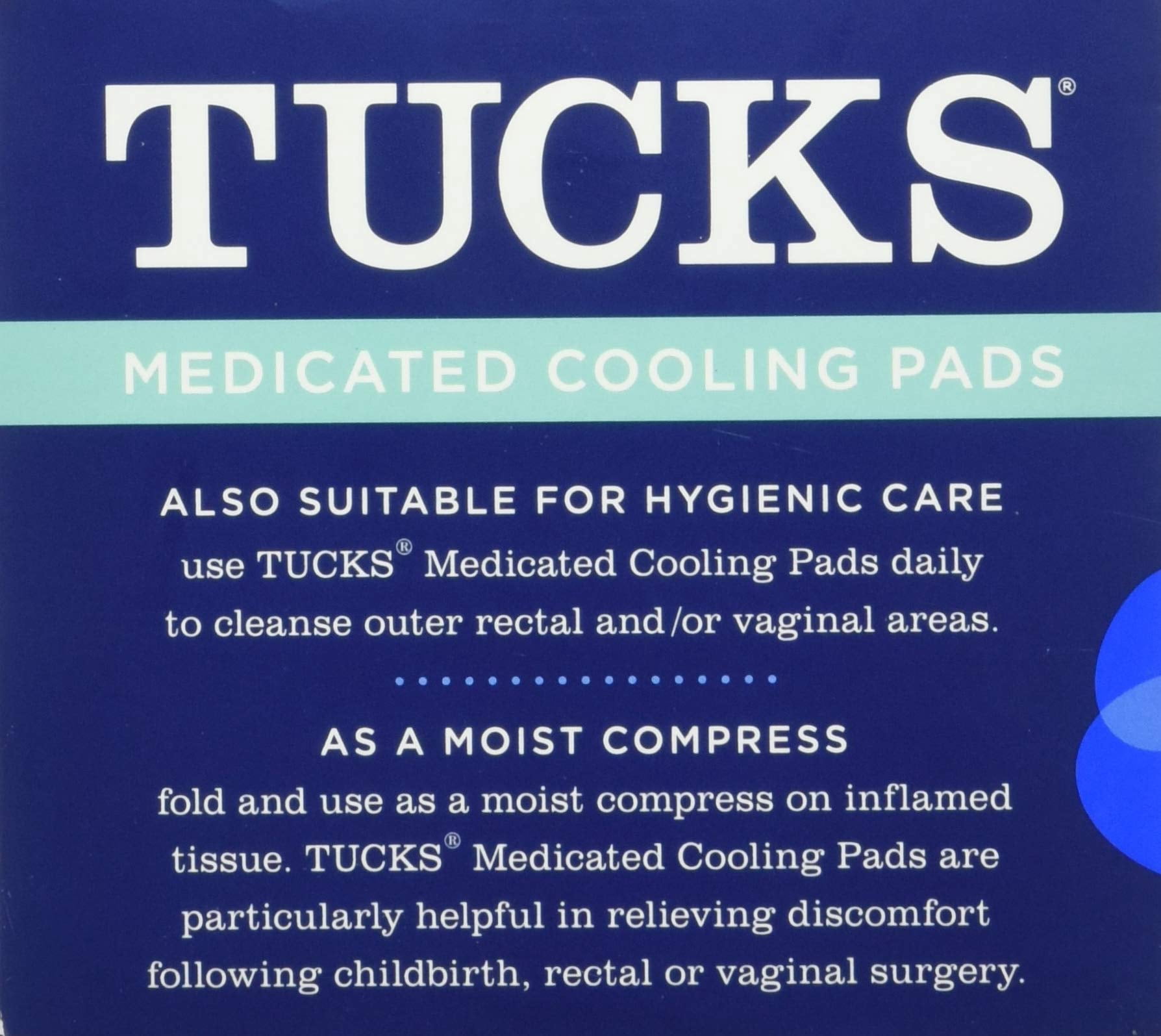 Tucks Medicated Cooling Hemorrhoid Pads, 100 Ct, 2-Pack