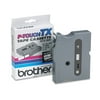 Brother P-Touch TX Tape Cartridge for PT-8000, PT-PC, PT-30/35, 1/2"w, Black on White