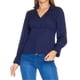 thumbnail image 1 of Blusa Corte Imperio Cuello Mujer Manga Larga Casual Marino azul CH, 1 of 5