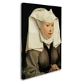thumbnail image 2 of Rogier van der Weyden 'Woman With a Winged Bonnet' Canvas Art, 2 of 3