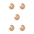 thumbnail image 3 of Justharion Skateboard Nut Modification Universal Lock Screw Fittings Skateboarding Parts Solid Color Hardware Part Modified Accessory Orange 5Set, 3 of 6