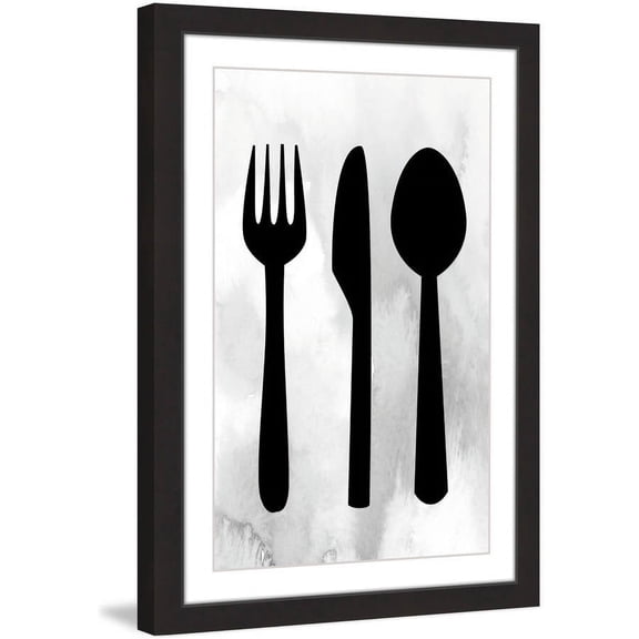 "Silverware" Framed Painting Print
