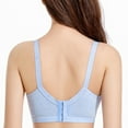 thumbnail image 4 of vigerkar Nursing Bras for Big Busted Women, Maternity Nursing & Maternity Bras, Cotton Nursing Bras Blue, XL(40/90), 4 of 4