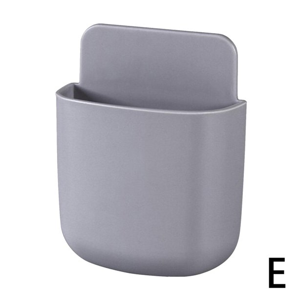 Wall Mounted Smart TV Remote Control Holder Phone Charging Storage Home