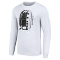 thumbnail image 2 of Men's Starter White Buffalo Bills Half Helmet Logo Long Sleeve T-Shirt, 2 of 3