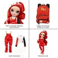 thumbnail image 2 of Rainbow High Jr High Ruby Anderson- 9-inch RED Fashion Doll, 2 of 6