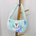 thumbnail image 1 of Mujeres Casual Hobo Bag Animal Pattern Felpa Ocio Bolso Monederos (4), 1 of 8