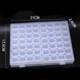 thumbnail image 5 of UDIYO Nail Art Storage Box 56 Grid with Lid High Quality PP Practical Nail Art Storage Case for Home, 5 of 7