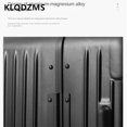 thumbnail image 3 of KLQDZMS-maleta de PC de 20 "24" 26 "28 pulgadas, cubierta de carrito con marco de aluminio de gran capacidad, caja de contraseña engrosada, equipaje de viaje de mano, 3 of 4